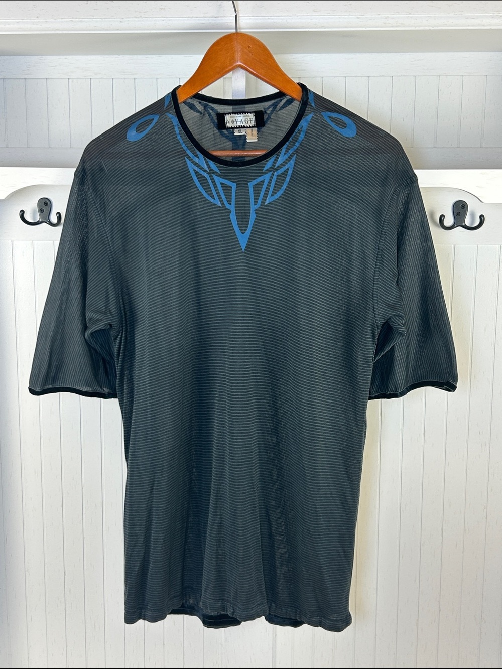 Vintage Voyage Invest In The Original Silk Mesh Top XL Made England